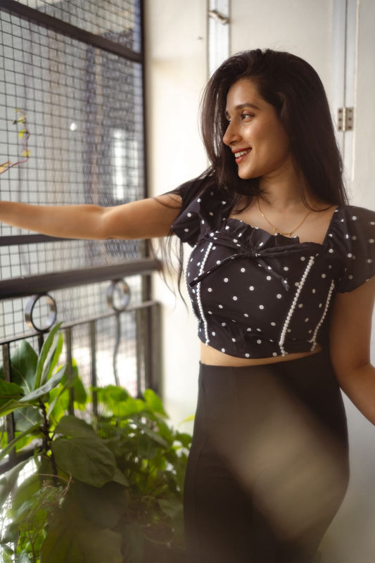 Polka dots Crop Top