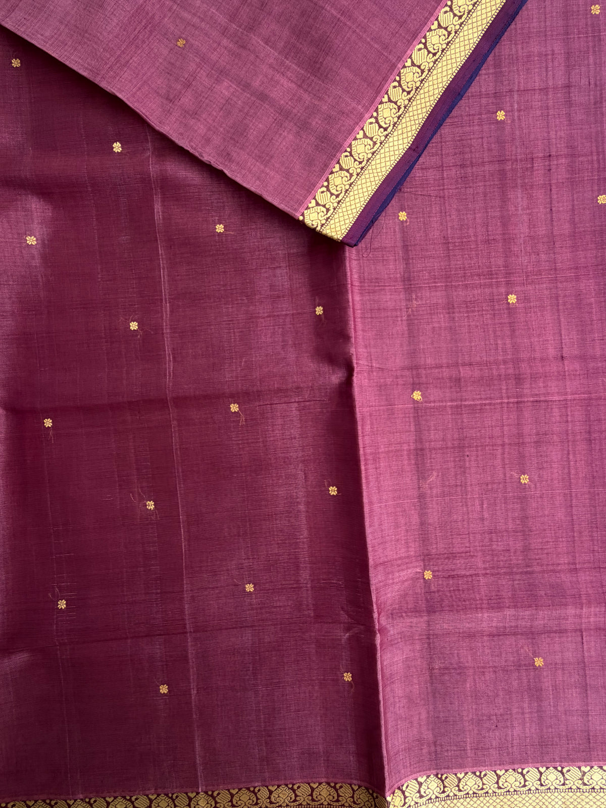 Vegan silk handloom saree