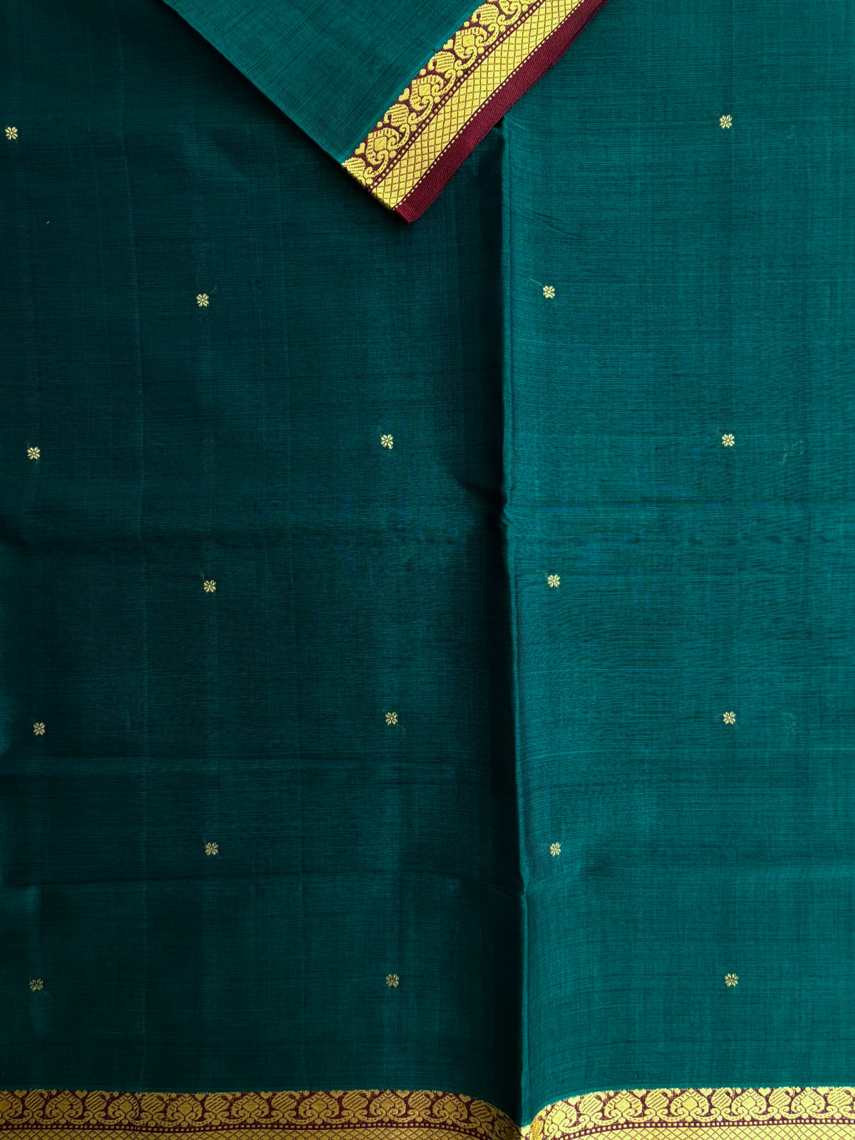 Vegan silk handloom saree