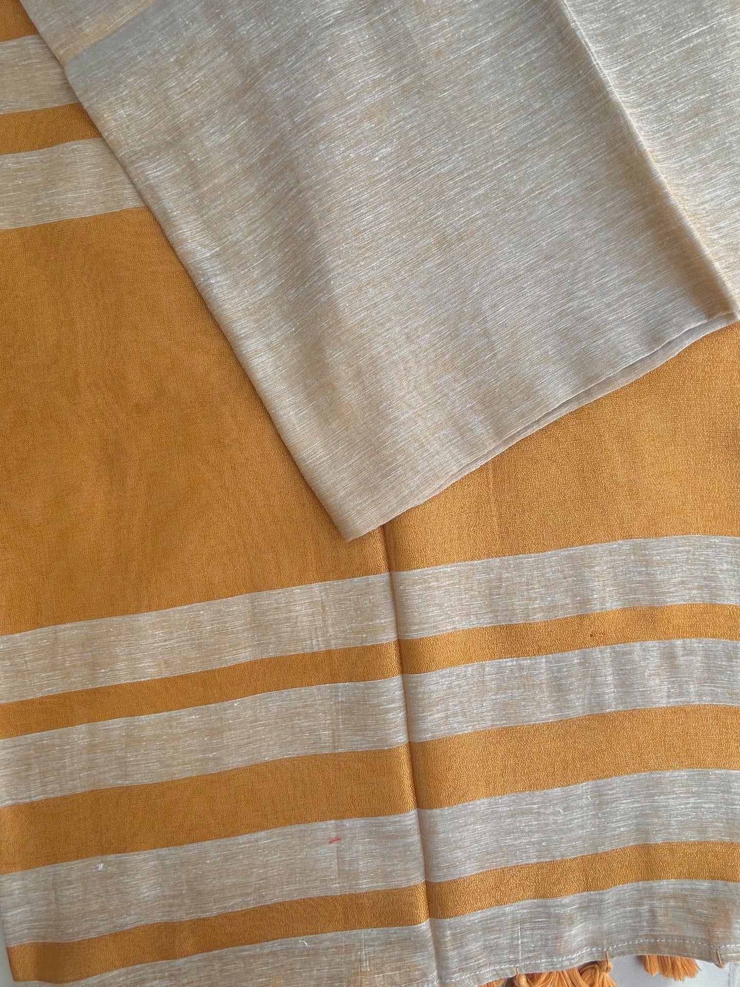 Handloom Tissue linen saree