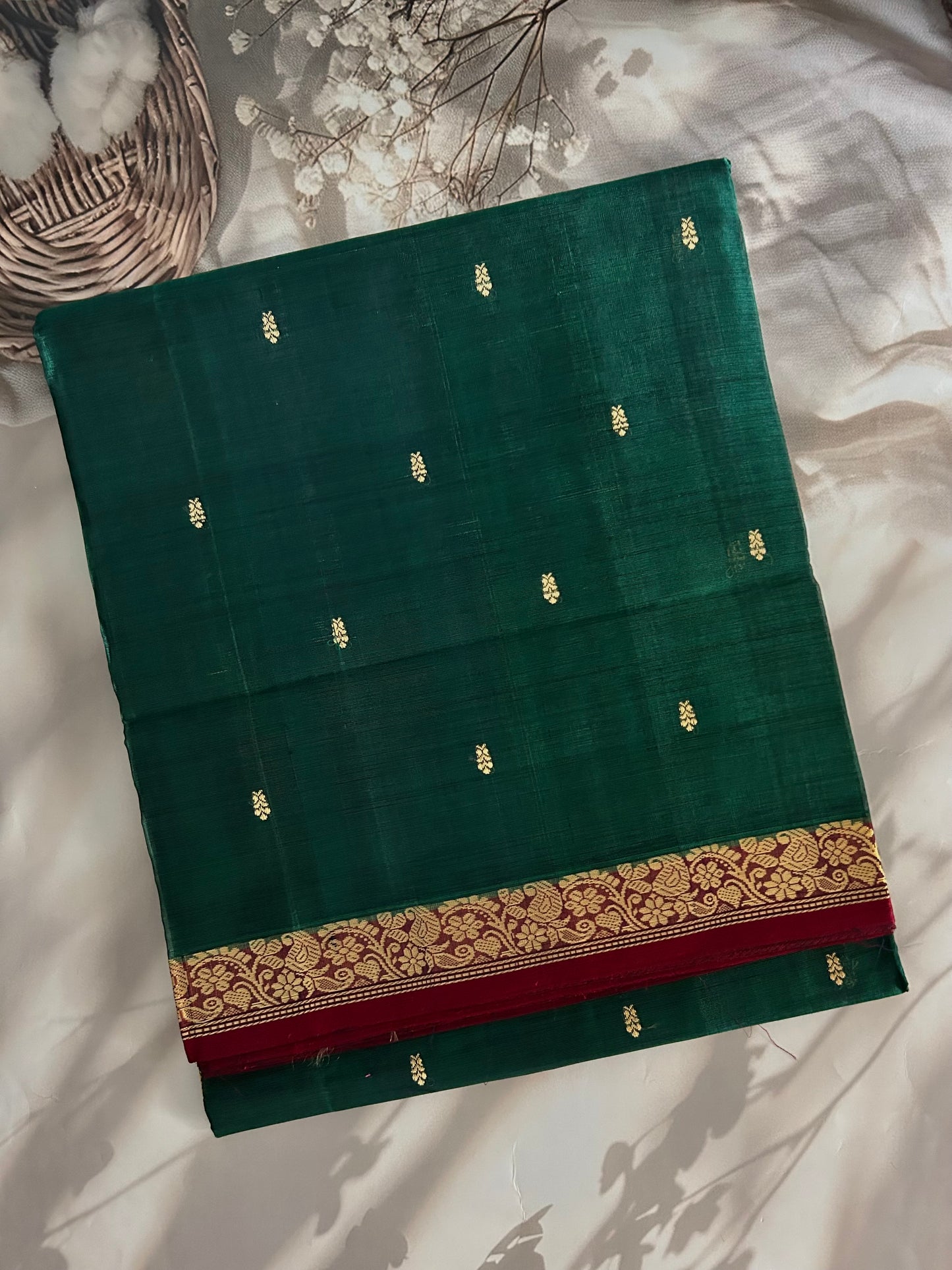 Vegan silk handloom saree