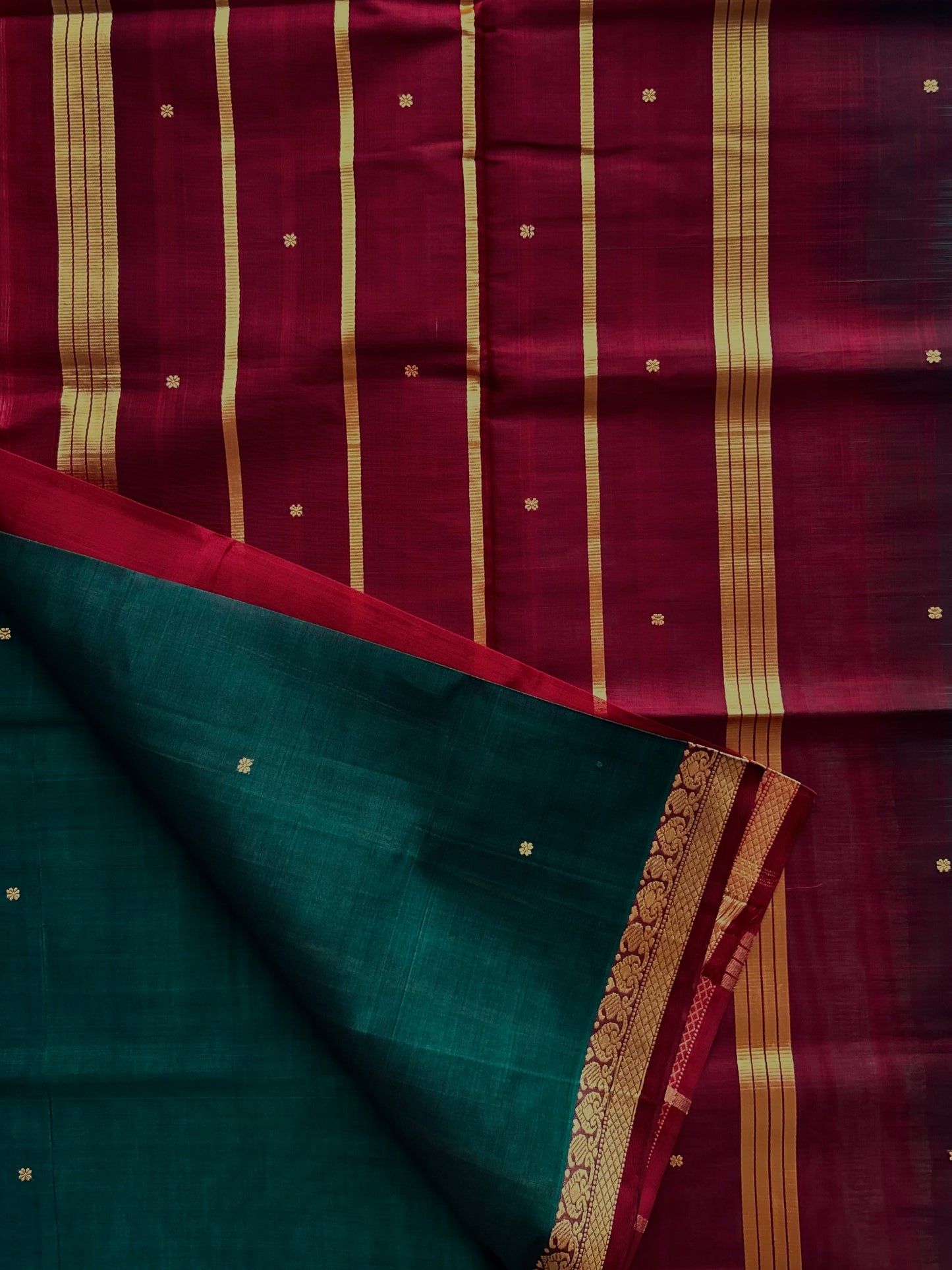 Vegan silk handloom saree