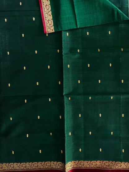 Vegan silk handloom saree