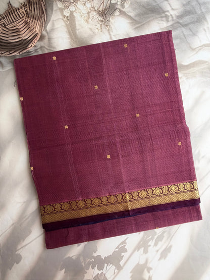 Vegan silk handloom saree