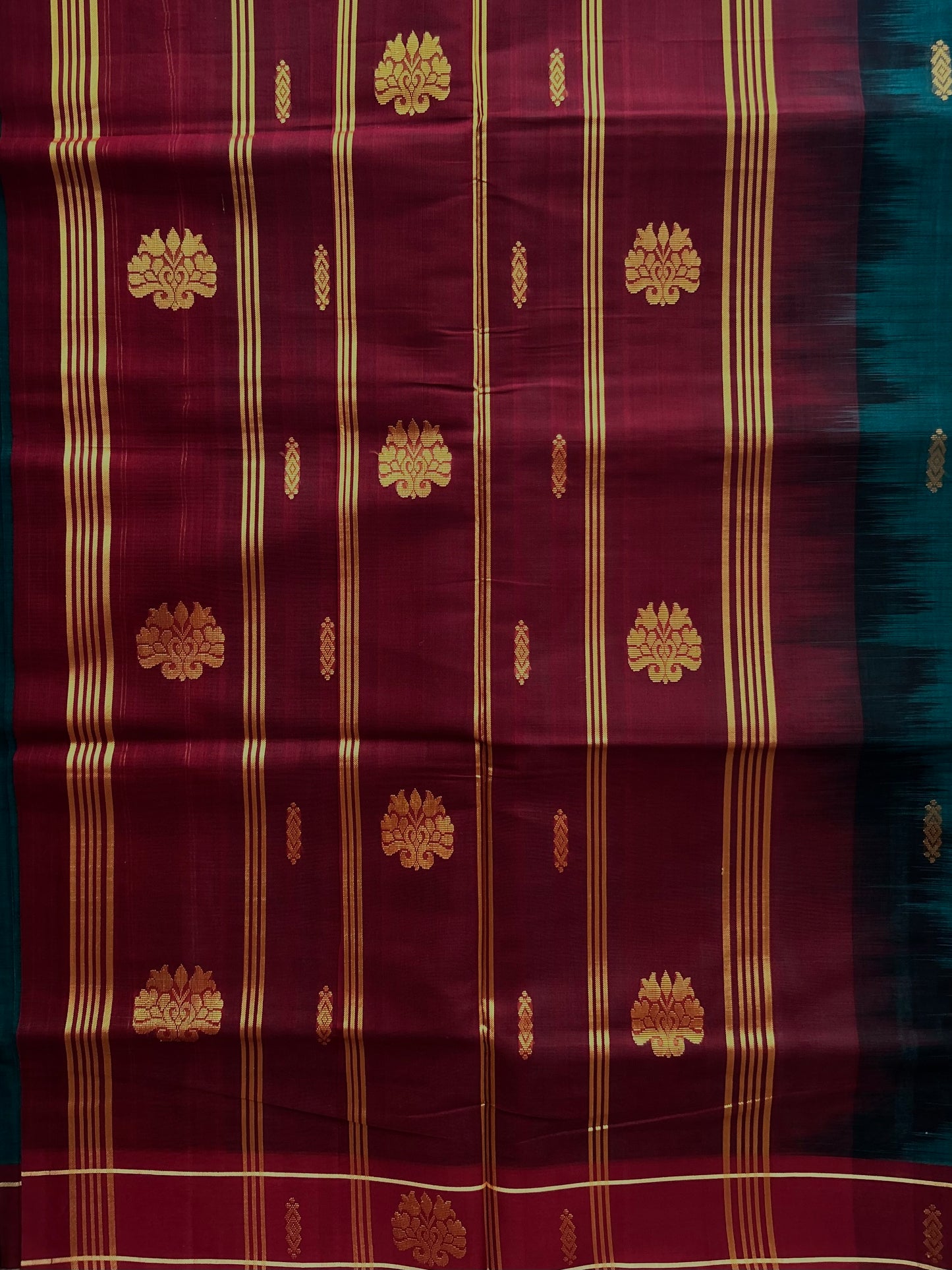 Vegan silk handloom saree