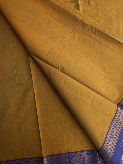 Kanchi cotton saree in butta weaves