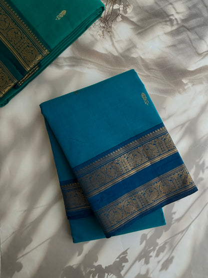 Kanchi cotton in butta weaves