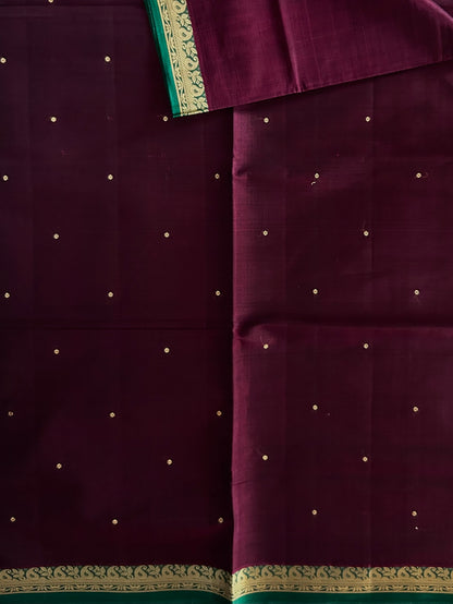 Vegan silk handloom saree