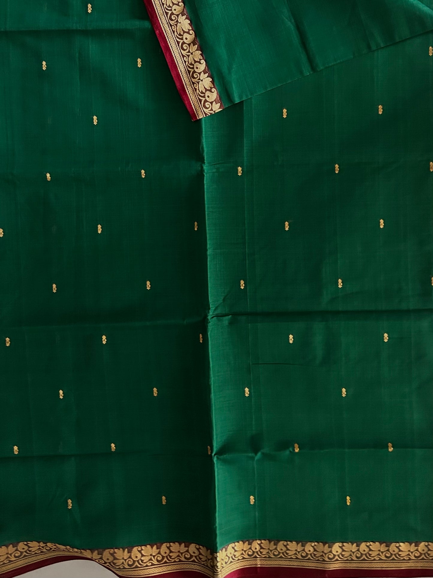 Vegan silk handloom saree