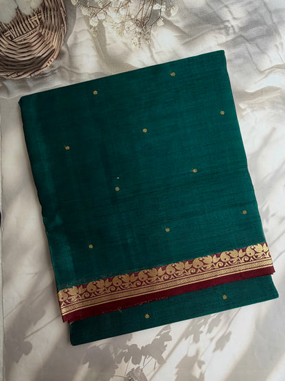 Vegan silk handloom saree