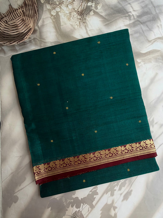 Vegan silk handloom saree