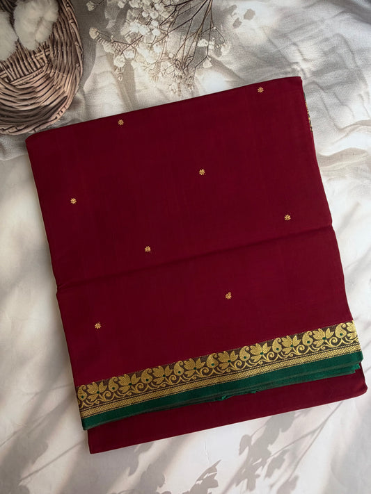 Vegan silk handloom saree