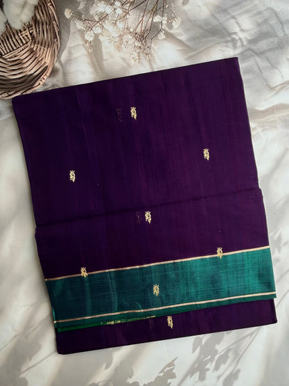 Vegan silk handloom saree