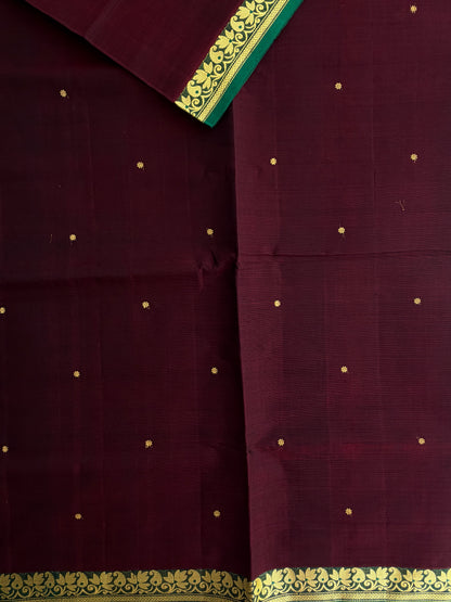Vegan silk handloom saree