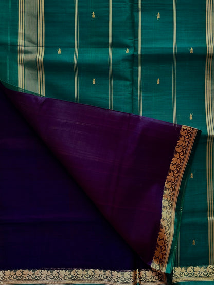 Vegan silk handloom saree