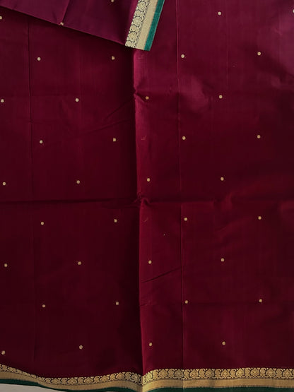 Vegan silk handloom saree