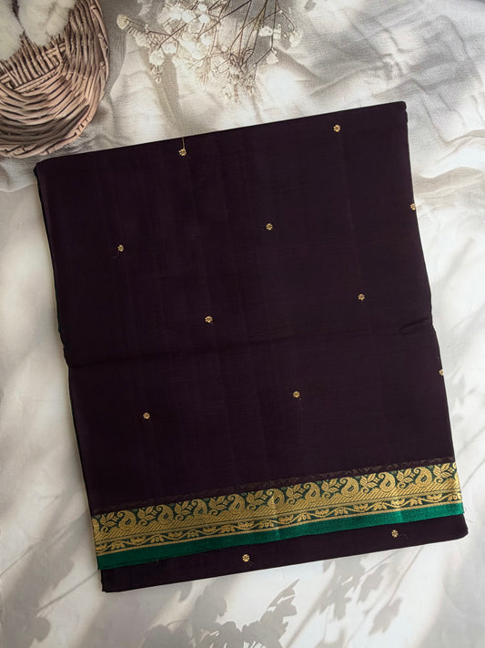 Vegan silk handloom saree