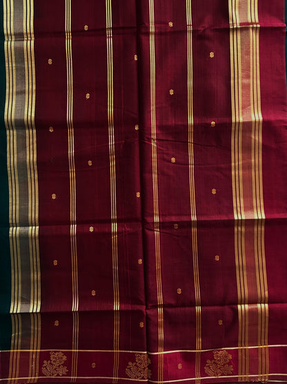 Vegan silk handloom saree