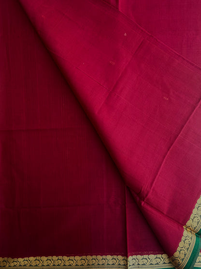 Vegan silk handloom saree