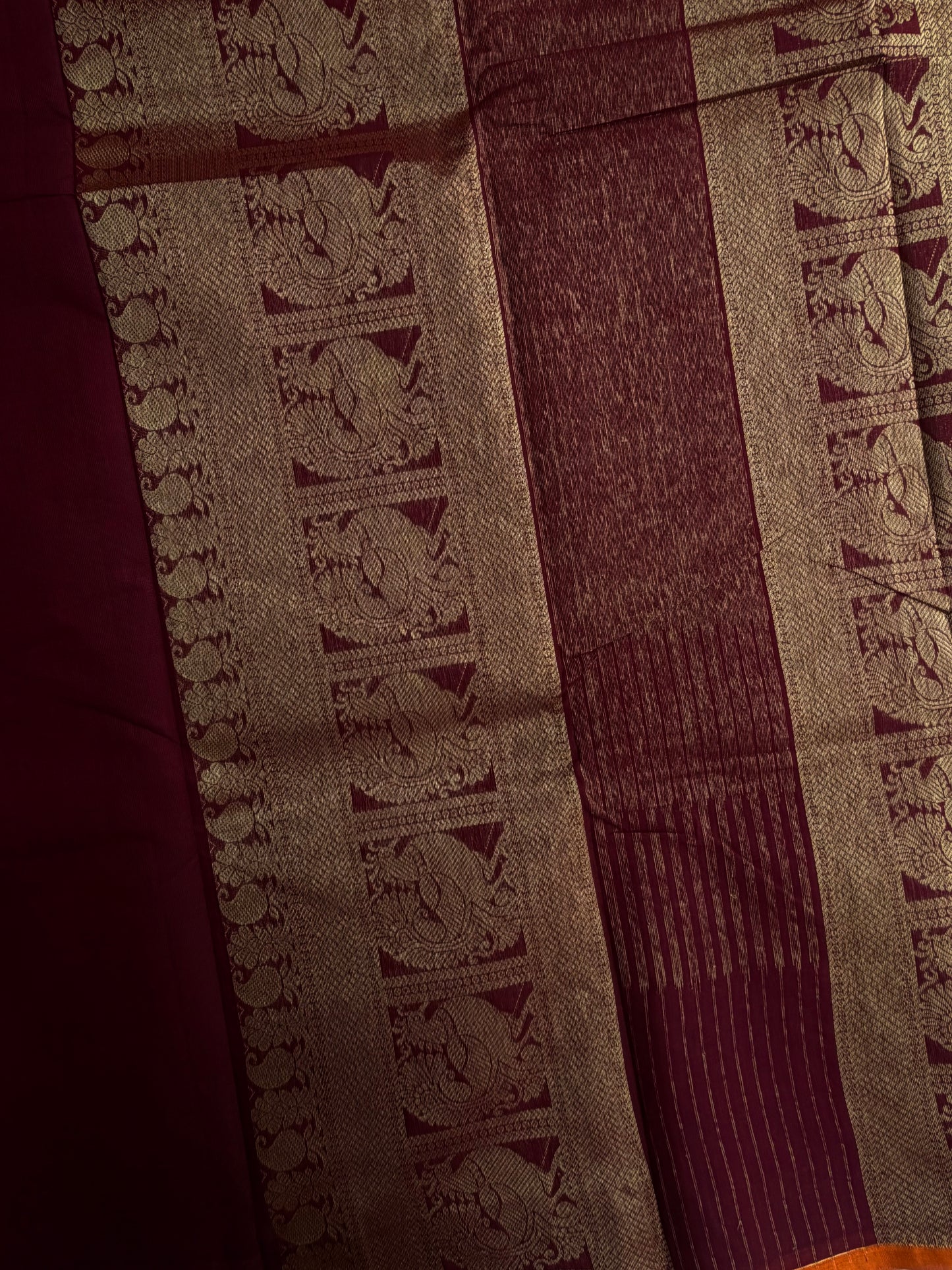 Kanchi cotton saree in premium zari weaves & grand pallu
