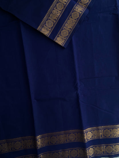 Kanchi cotton saree - Blue