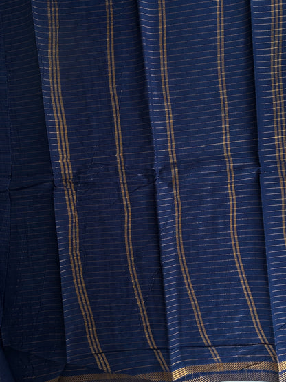 Sungudi Cotton saree in checks- blue