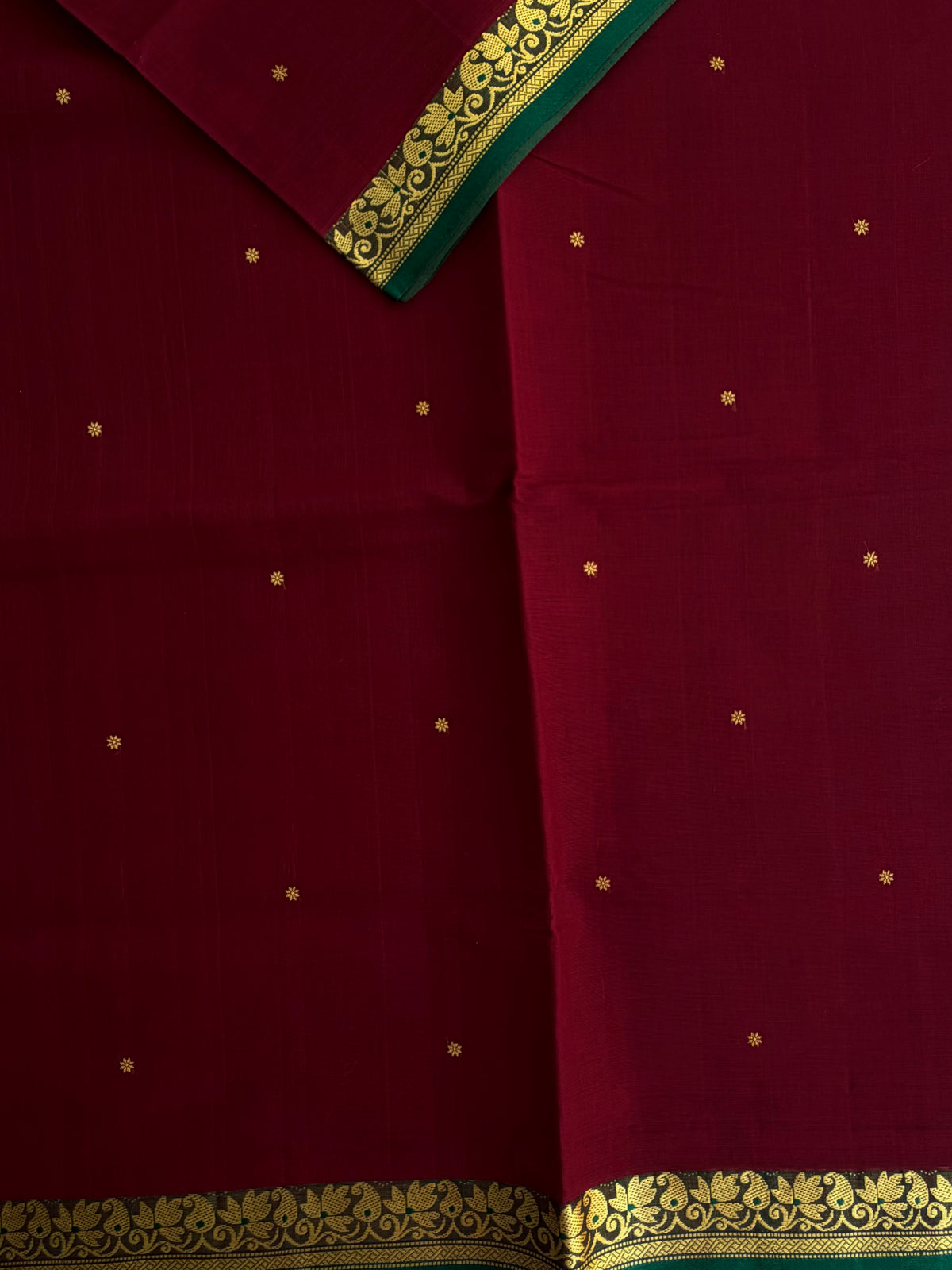 Vegan silk handloom saree