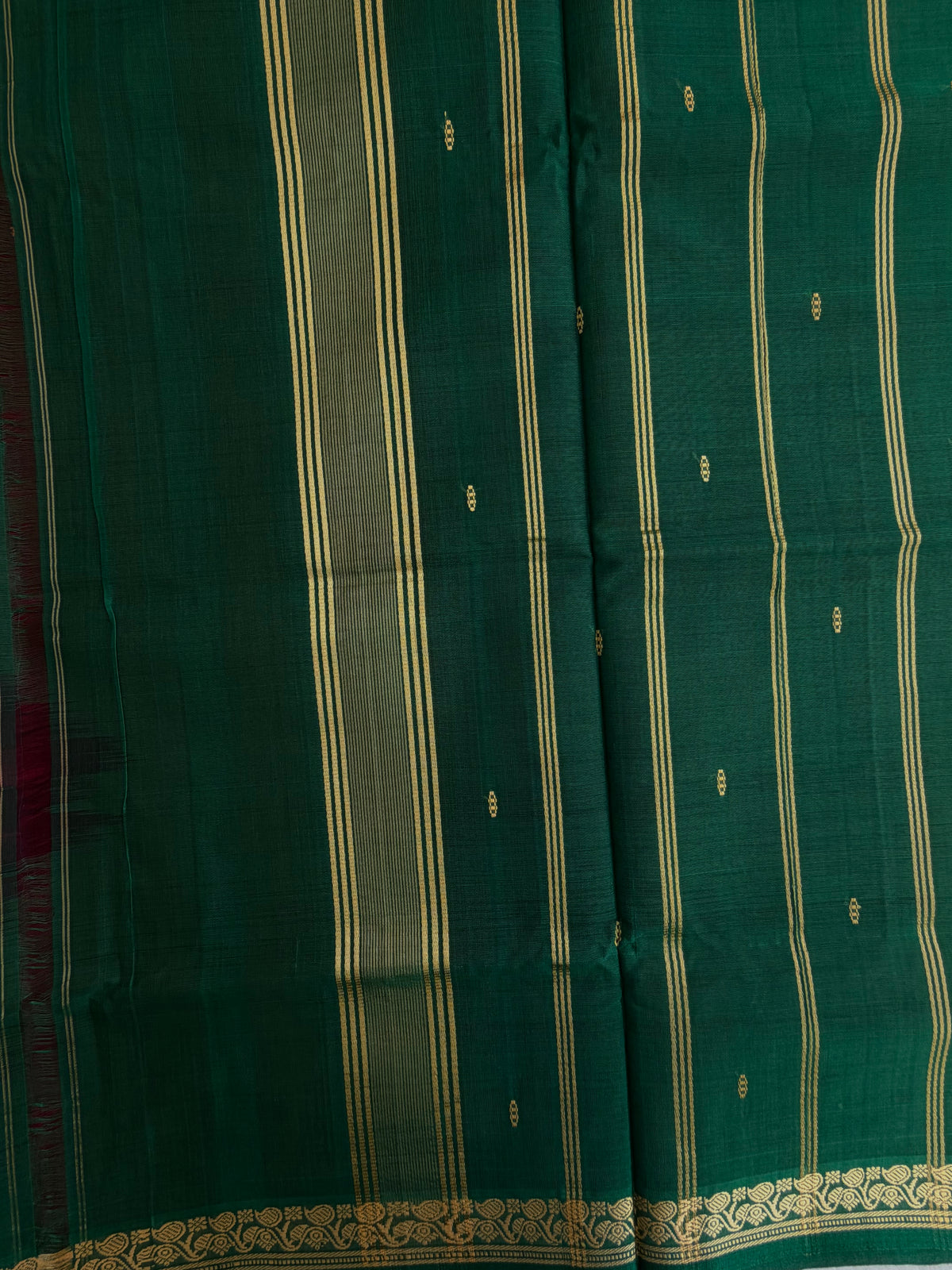 Vegan silk handloom saree