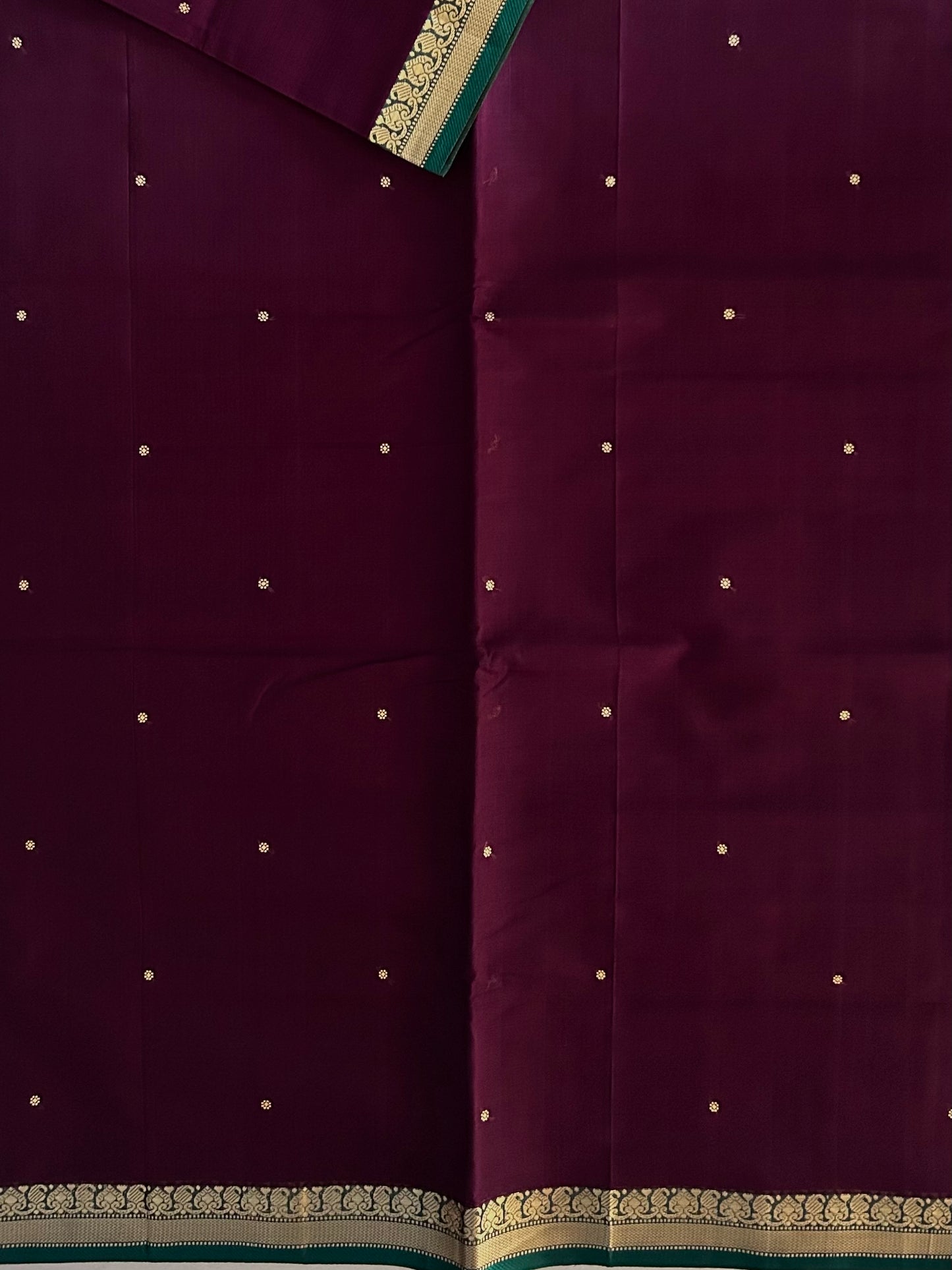 Vegan silk handloom saree