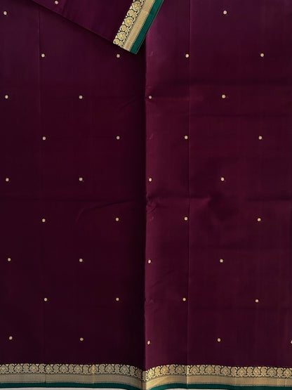 Vegan silk handloom saree