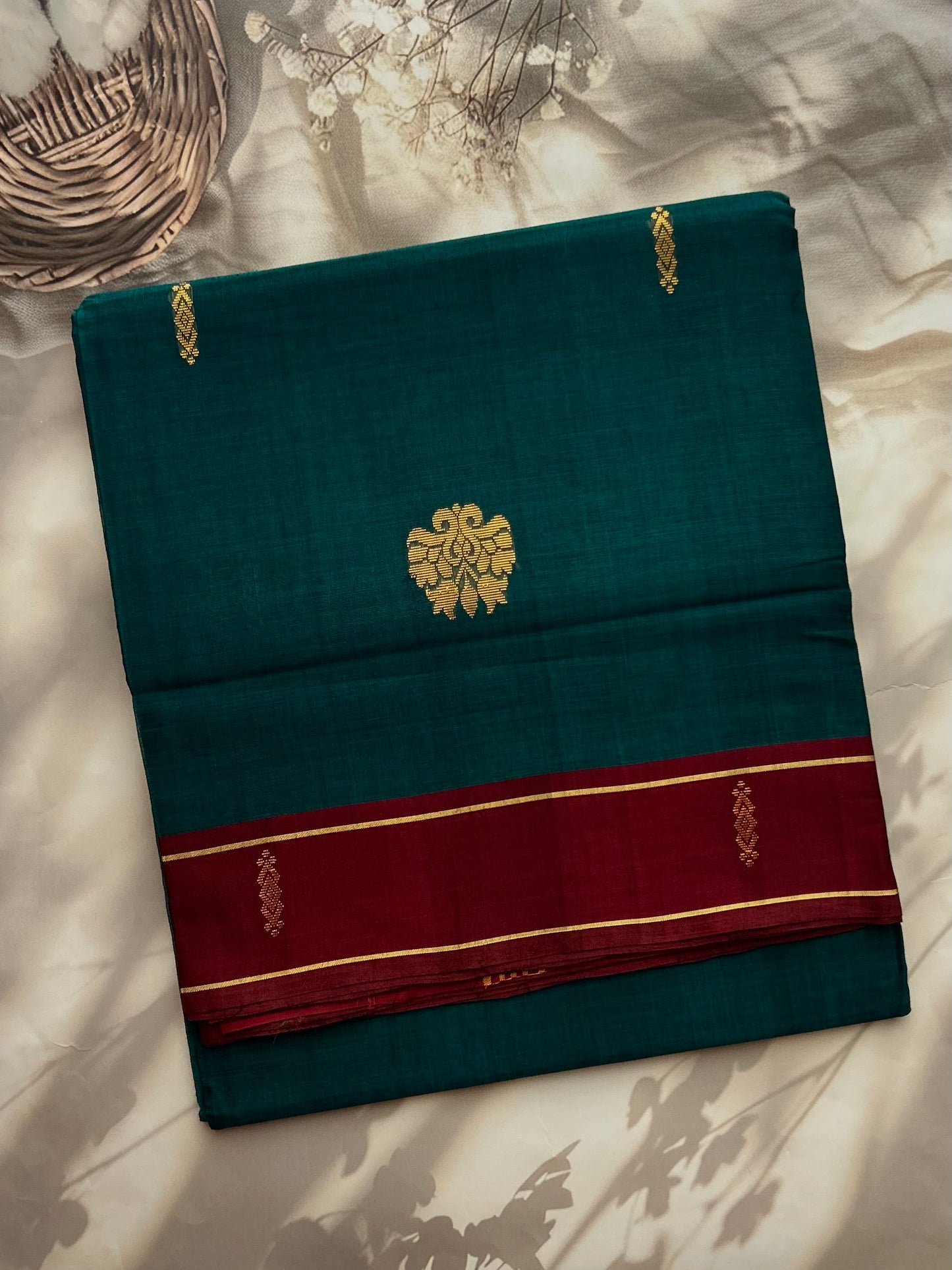 Vegan silk handloom saree