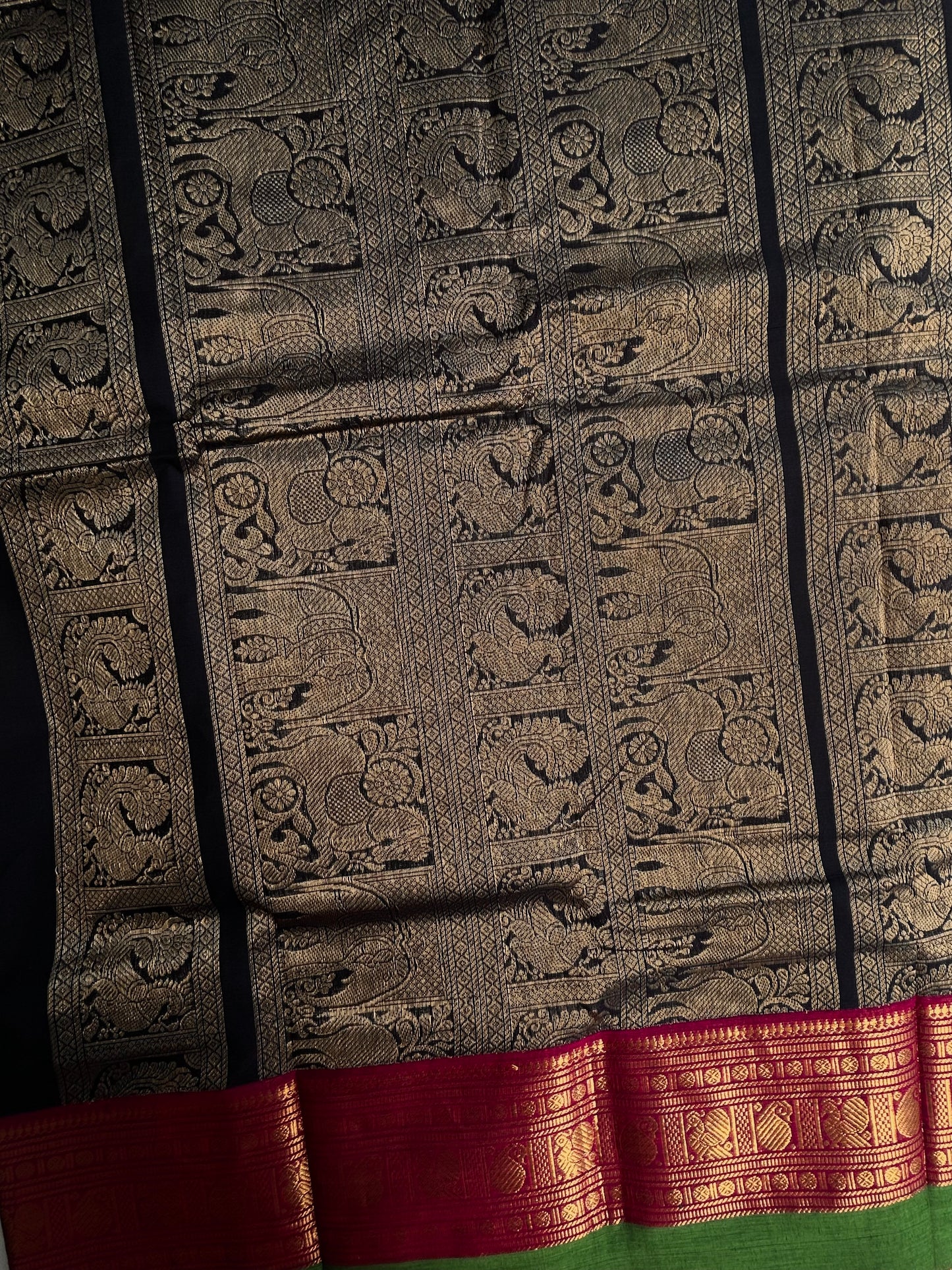 Kanchi cotton butta weaves & grand pallu
