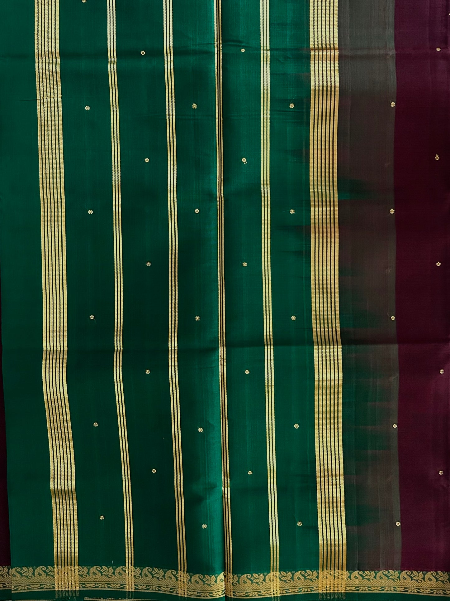 Vegan silk handloom saree