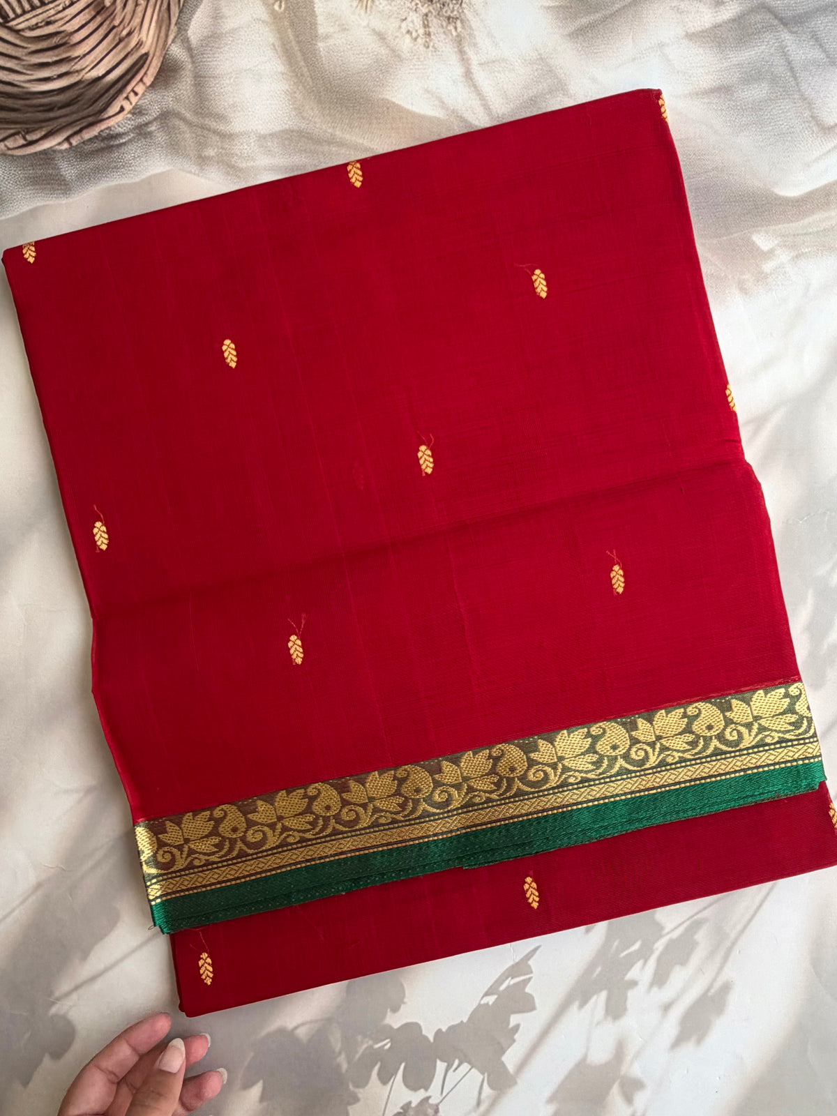 Vegan silk handloom saree