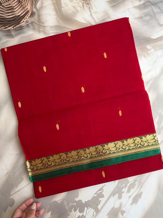 Vegan silk handloom saree