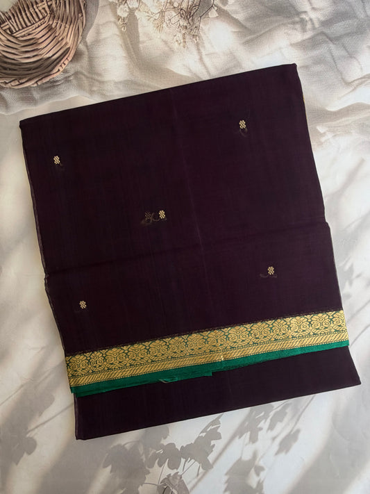Vegan silk handloom saree