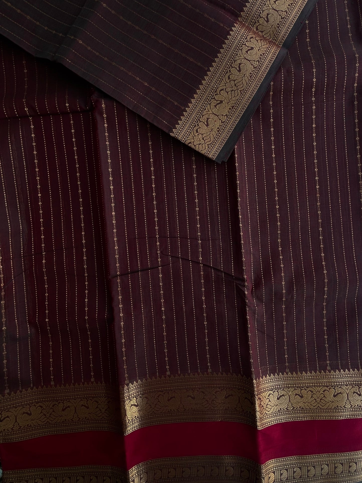 Kanchi cotton Vairaoosi weaves & grand pallu