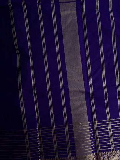 Kanchi cotton saree with Vairaoosi Stripes