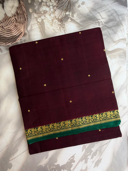 Vegan silk handloom saree