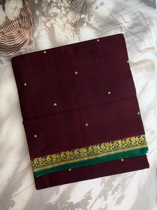 Vegan silk handloom saree