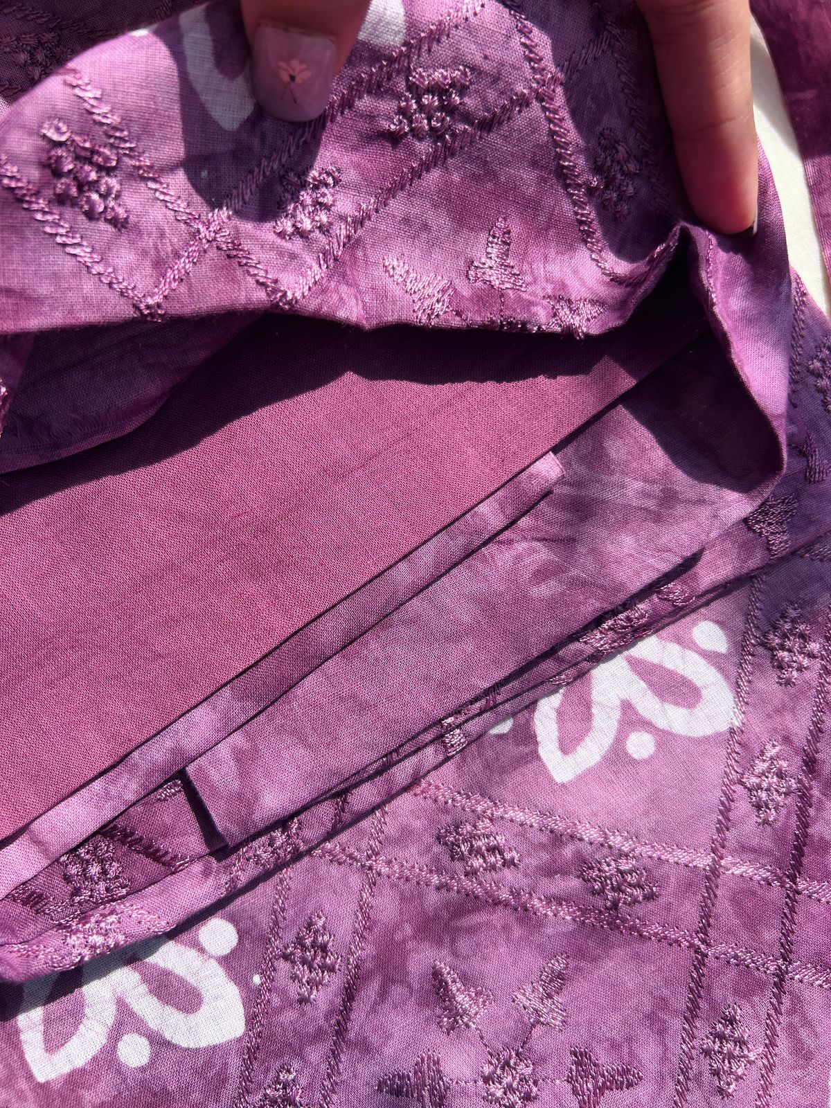 Unstitched Cotton batik set