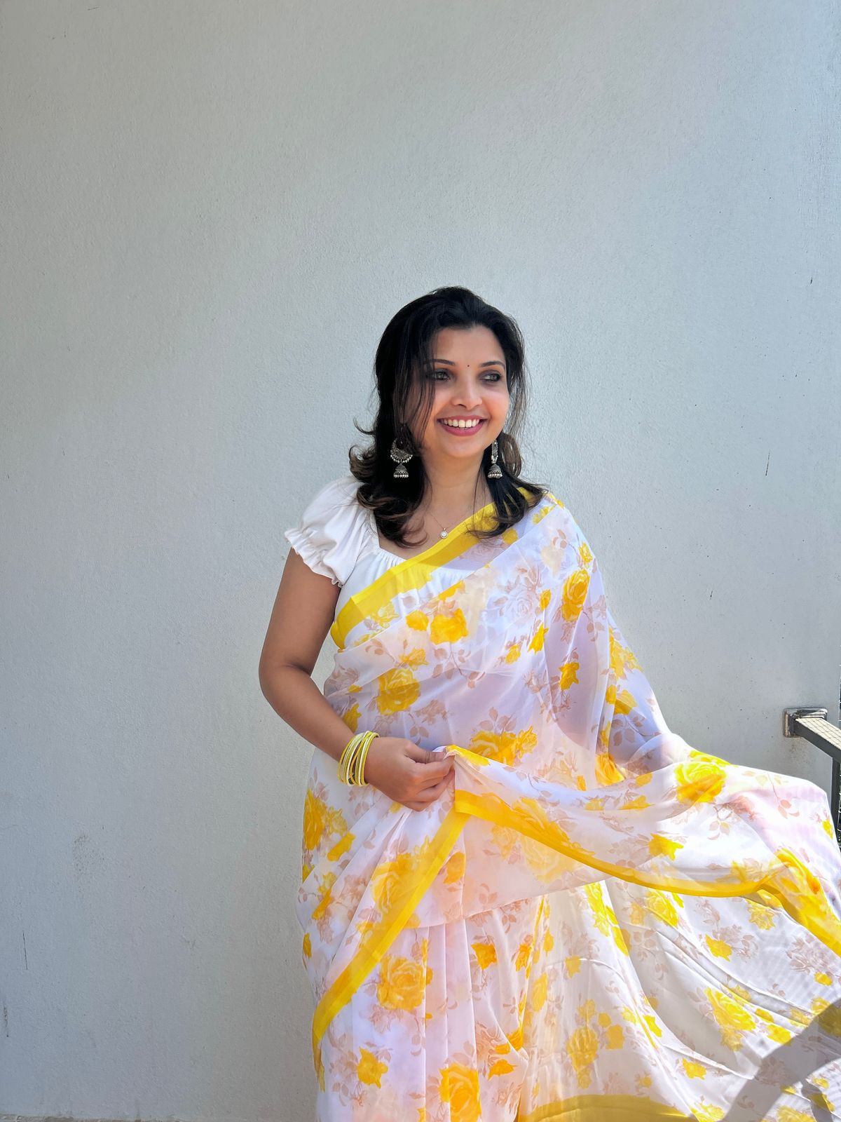 Soft georgette saree