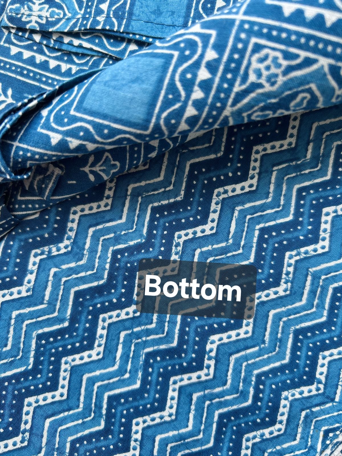 Unstitched Cotton Indigo set