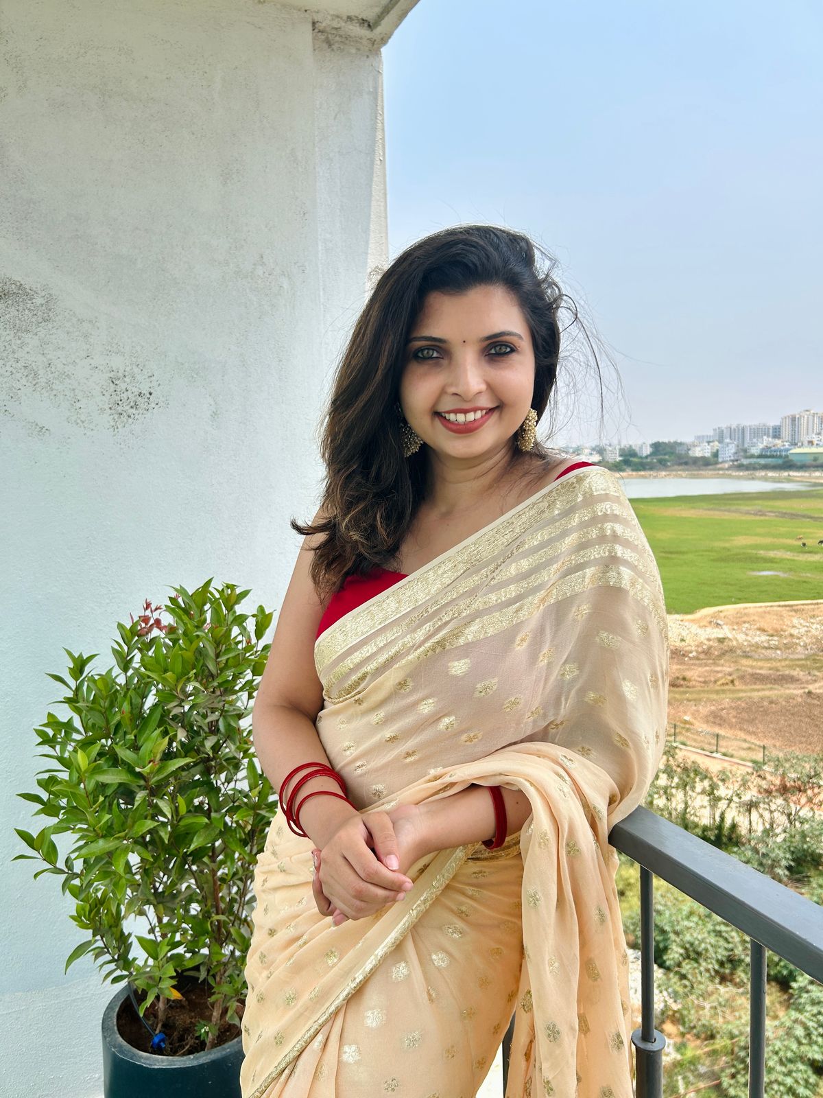 Viscose Georgette saree