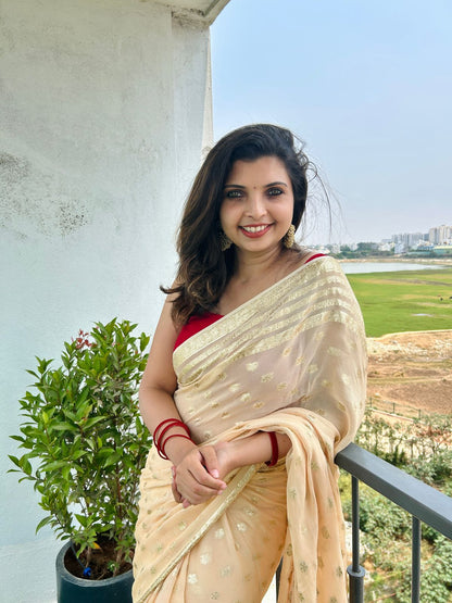 Viscose Georgette saree