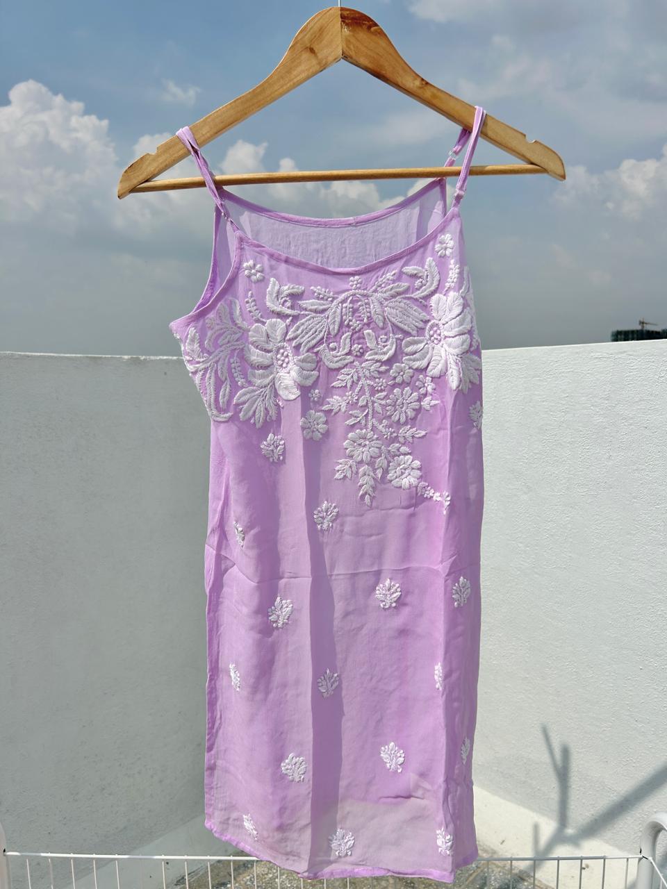 Viscose Chikankari short kurti