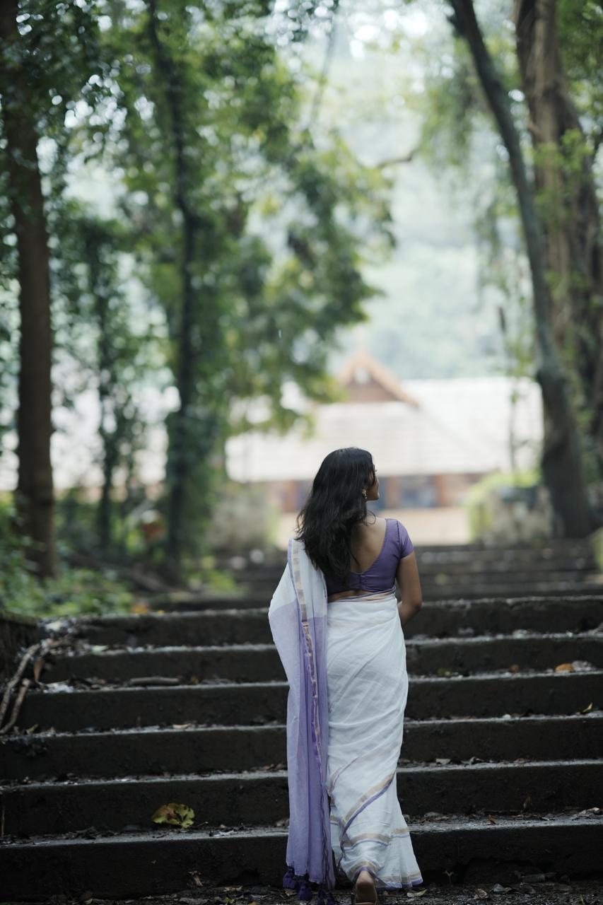 Mul Mul cotton saree