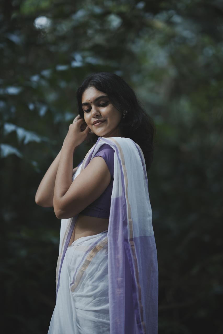 Mul Mul cotton saree