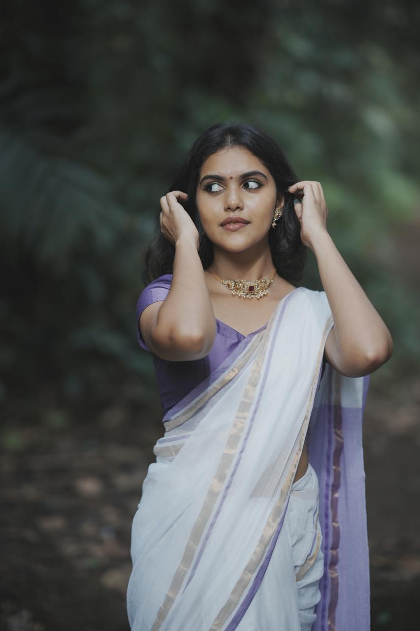 Mul Mul cotton saree