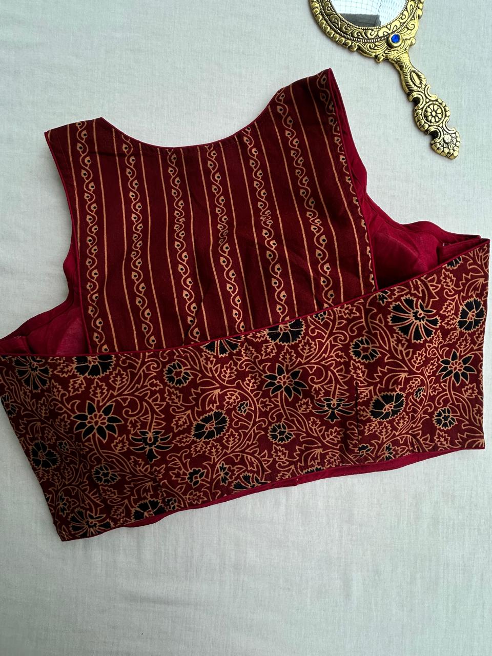 Ajrakh Readymade blouse